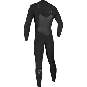 2021 O'Neill Mens Epic 3/2mm Chest Zip Wetsuit 5353 - Black